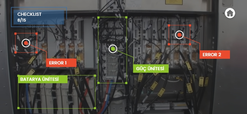 Augmented reality inspections app