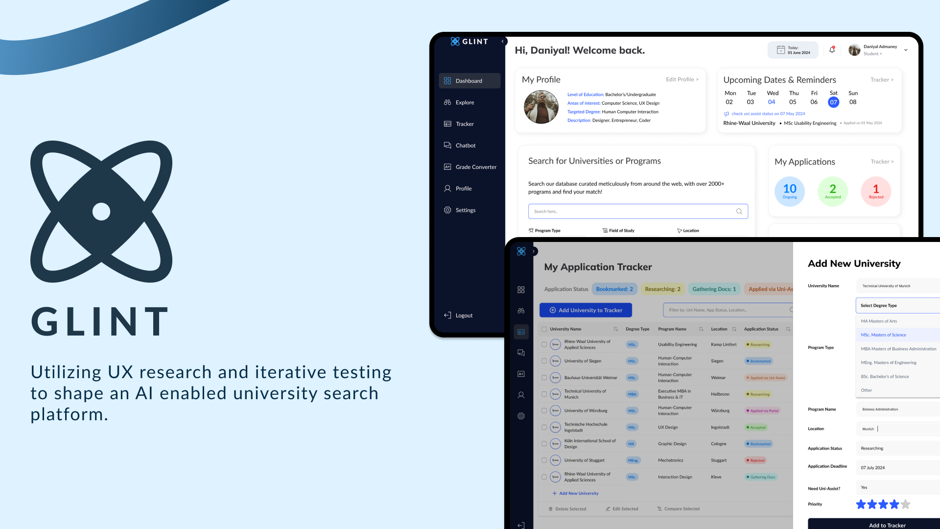 Glint: A digital guidance platform for international students